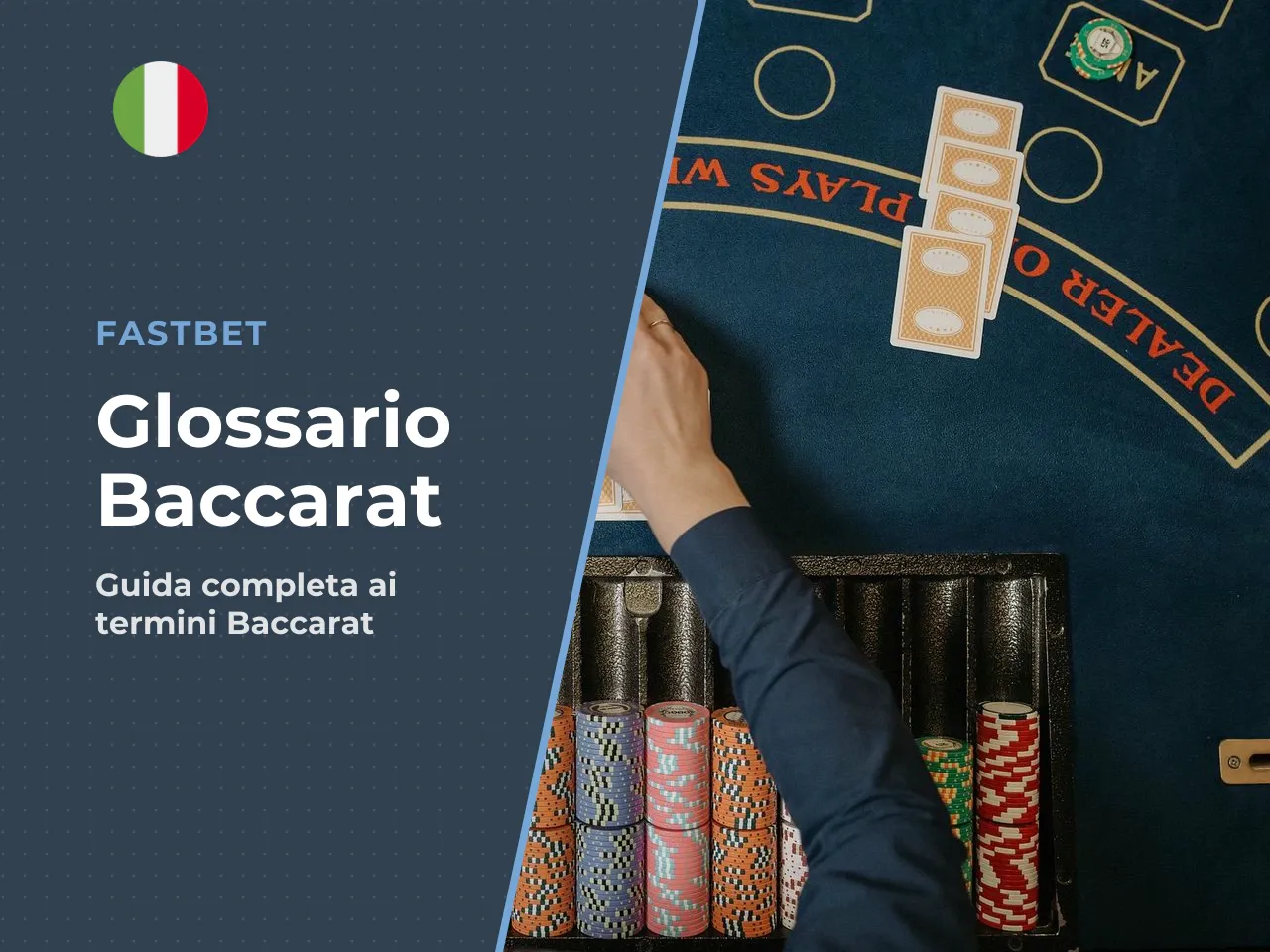 Glossario essenziale del baccarat. Comprendere i termini base è indispensabile per muoversi con sicurezza in ogni casino, online o fisico, e approcciarsi alle tabelle del baccarat live senza fraintend