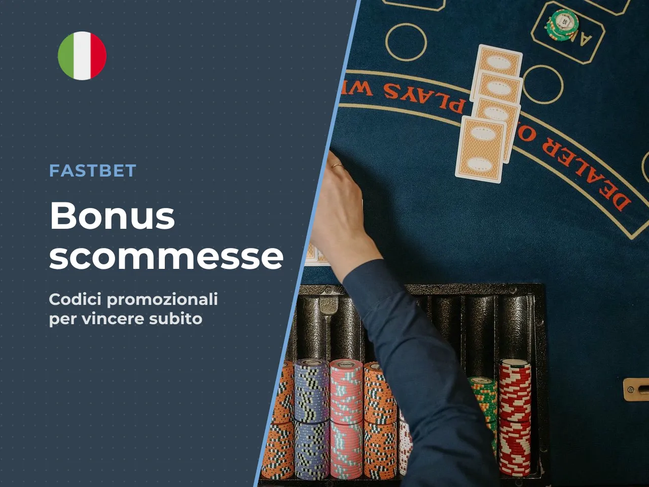 Bonus benvenuto Fastbet per scommesse sportive (codice BONUSBET)