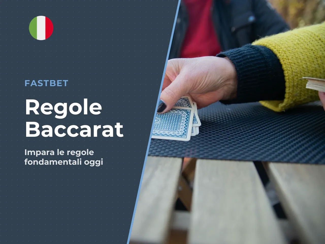 Regole del baccarat: carte, punteggio e terza carta