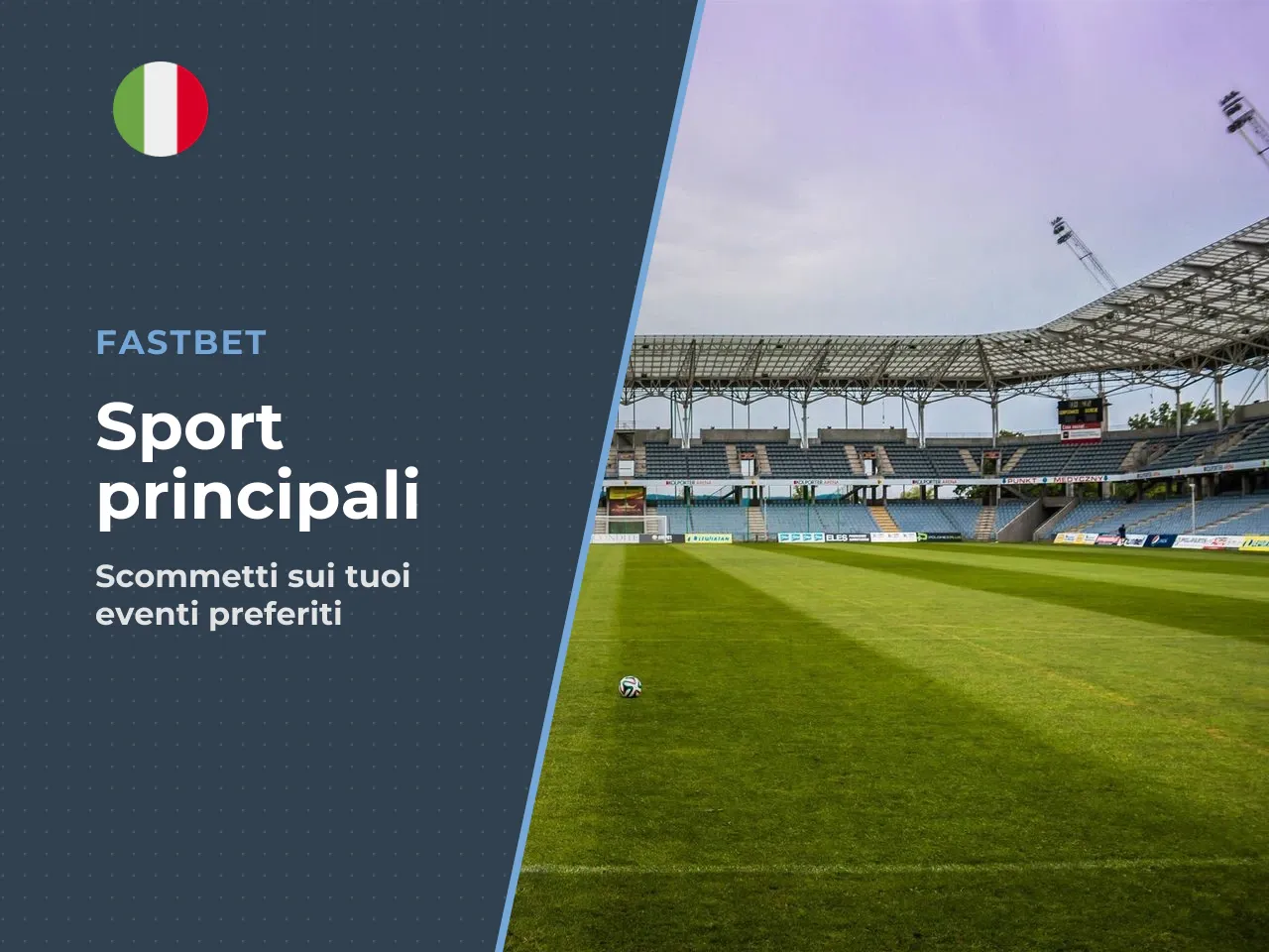 Calcio, basket e altri sport principali