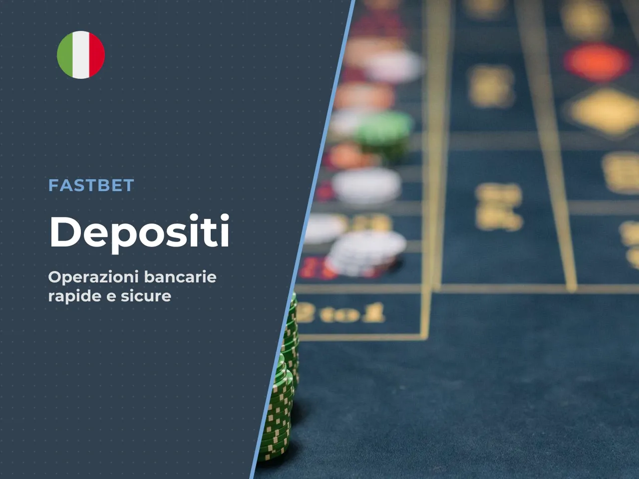 Metodi di pagamento e operazioni di deposito