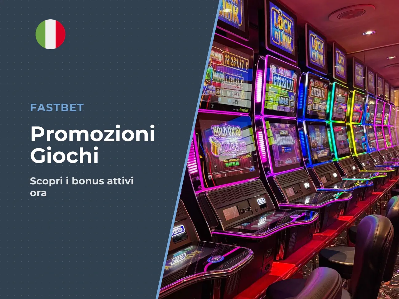 Promo casinò, poker e altri giochi disponibili