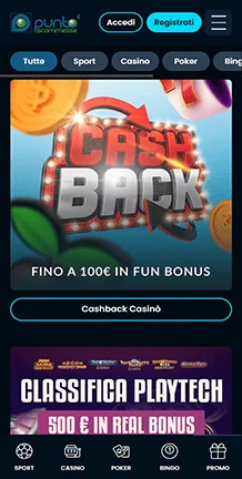 puntoscommesse altre offerte bonus