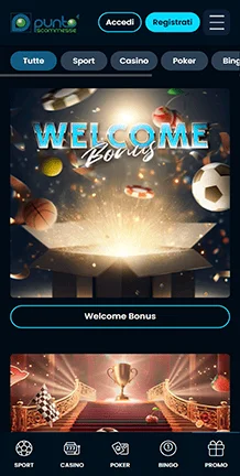 puntoscommesse bonus di benvenuto
