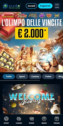 puntoscommesse bonus e promozioni