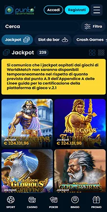 puntoscommesse affidabile e sicuro